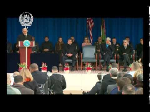 President Ghani's remarks to Service members & Veterans in the Pentagon Courtyard - March 23,2015