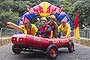 Team The Flying Rubber Duckies pose for a portrait in Centennial Park, Sydney ahead of the 2015 Red Bull Billy Cart, Australia on 14 November, 2015 // Mark Dadswell/Red Bull Content Pool