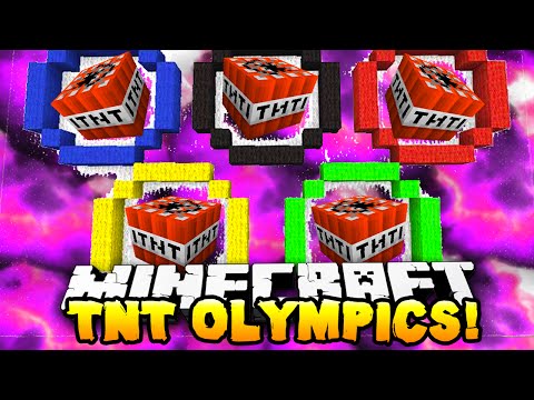 Minecraft - TNT OLYMPICS #1 (Minecraft Olympic Games) - w/ The Pack & Kenny!