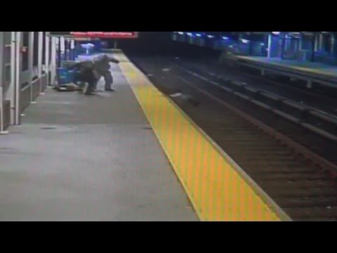 Train passenger tasered and pushed onto tracks in Pennsylvania