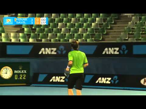 Australian Open Qualifying 2012: Minar v Saville