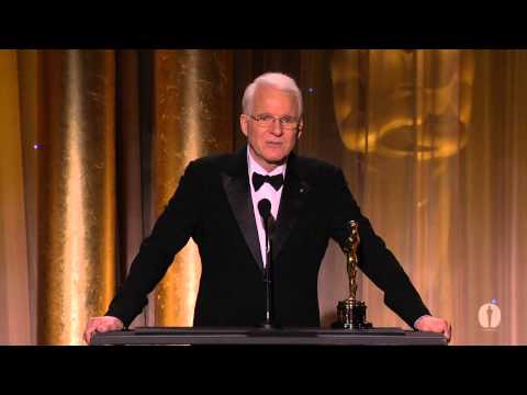 Steve Martin receives an Honorary Award at the 2013 Governors Awards