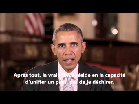 Message du president Barack Obama au peuple du Burundi