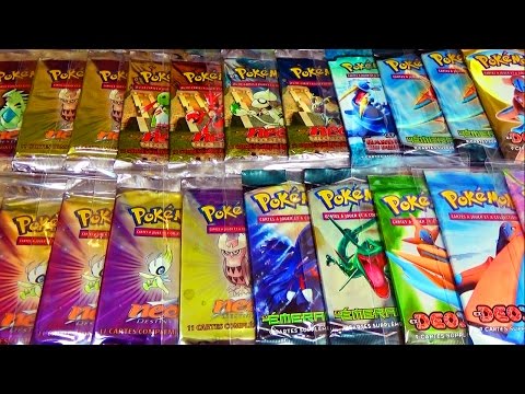 RECEPTION DE BOOSTERS POKEMON NEO ET BOOSTERS POKEMON EX FRANCAIS !