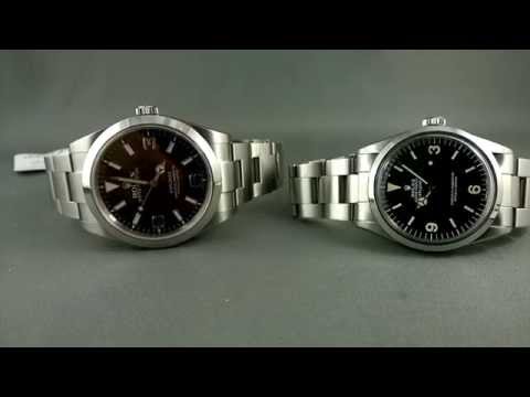 NEW AND OLD - Rolex Explorer 1 - Vintage 1016 and New 214270