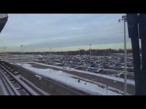 New York JFK Airport Terminal 7 to Times Square: Air Train to Howard Beach Subway 2014-02-08