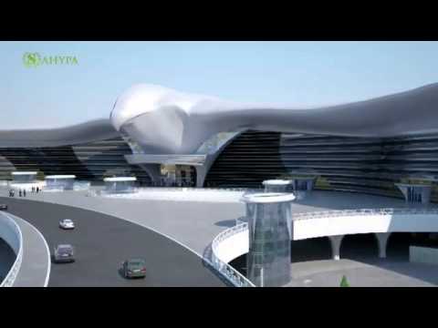 New Ashgabat airport at the Turkmenistan.flv