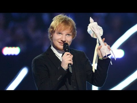 Ed Sheeran Wins Best British Male | BRIT Awards 2015