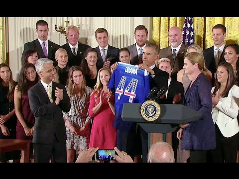 The President Honors the U.S. Women’s National Soccer Team