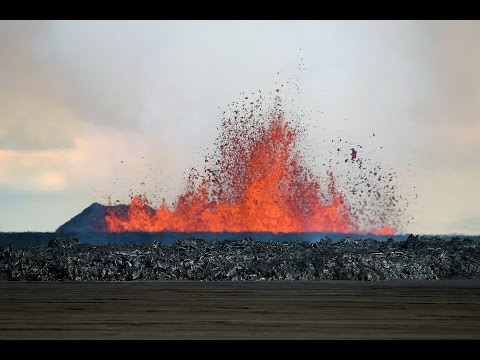 Volcanic Eruption in Iceland, September 2014