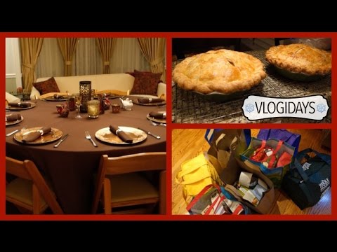 Thanksgiving Preparedness (Vlogidays / November 24 -  26, 2014)