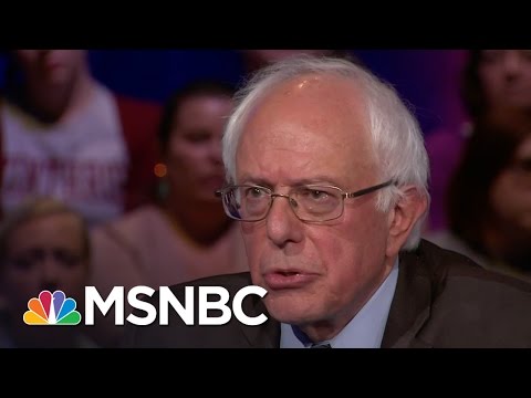 Bernie Sanders On How He Differs From Clinton | Democratic Forum | MSNBC