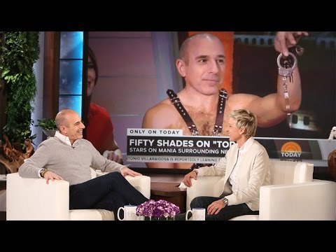 Matt Lauer Confronts Ellen About Her '50 Shades' Prank