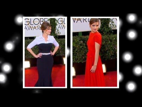 Golden Globes 2014: Emma Watson and Julia Roberts Cause Fashion Buzz With Unconventional Gowns