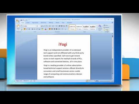 Word 2007: How to convert .docx files to regular .doc documents