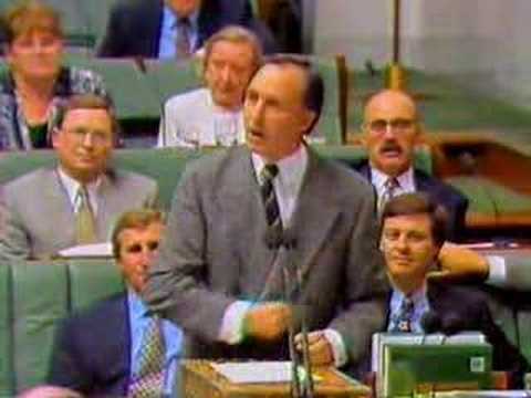 Paul Keating Vs. John Howard - Censure Motion Reply