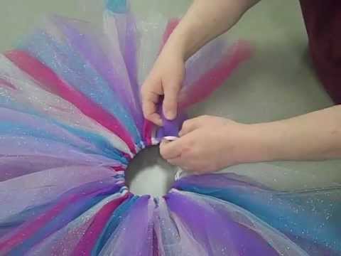 How to Tie Tulle to Make a Tulle Skirt (Tutu)