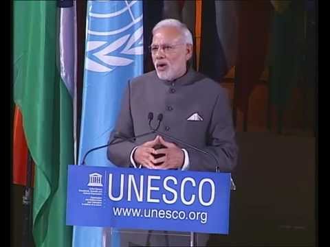 PM Modi's address to UNESCO