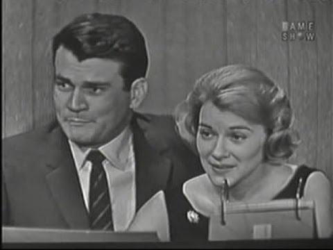 What's My Line? - Don Murray & Hope Lange; Martin Gabel [panel] (Mar 30, 1958)