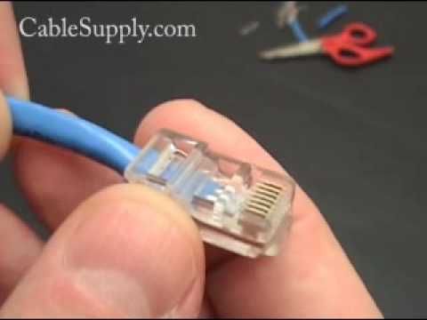 How to make a Cat5e Network/Ethernet Cable