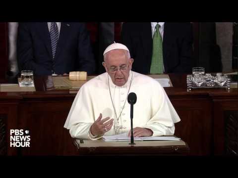 Watch: Pope Francis addresses Congress (with subtitles)