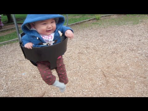 BABY'S FIRST SWING! - April 17, 2013 - itsJudysLife Vlog