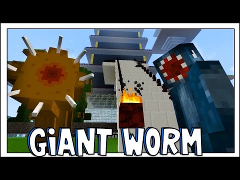 Minecraft - Crazy Craft 2.2 - GIANT WORM!! [80]