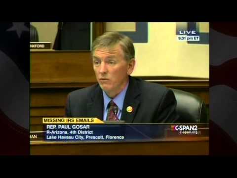 Rep. Paul Gosar Compares Obama IRS Scandal to Nixon's Articles of Impeachment