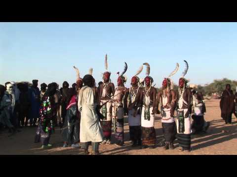 African Art:  Fulani Men Dance at the Gerewal Celebration in Niger