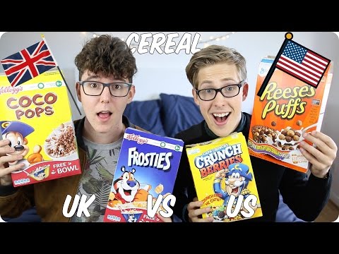 Cereal! British VS American | Evan Edinger & MyNamesChai