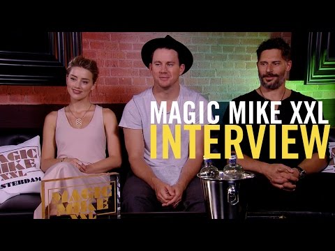 Magic Mike XXL - Interview with Channing Tatum, Joe Manganiello, Amber Heard and more - Pathé