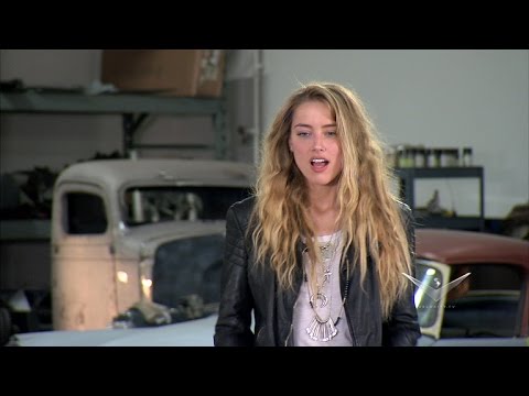 Amber Heard Tears Up Over Her Awesome New Car on 'Overhaulin''