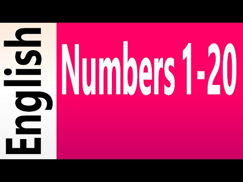 Learn English Numbers 1 - 20: Audio and IPA (International Phonetic Alphabet)