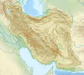 Voir la carte topographique d'Iran