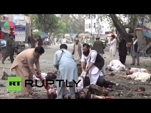 Afghanistan: Suicide bomber strikes in Jalalabad, 33 reported dead *GRAPHIC*