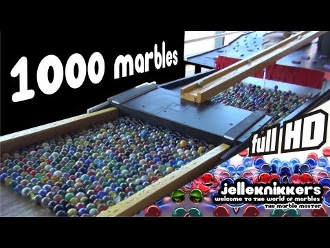 Big Marble Machine: 1000 Marbles!!! FULL HD 1080p