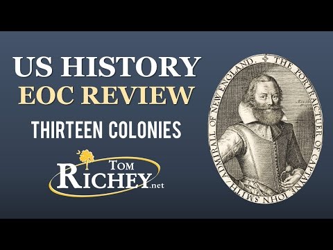 The Thirteen Colonies (Colonial America - US History EOC Review - USHC 1.1)