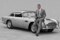 Daniel Craig with Bond's iconic Aston Martin DB5.