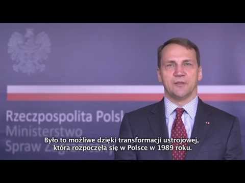 Minister of Foreign Affairs Radosław Sikorski on Poland's path to freedom