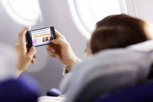 Inflight WiFi is temptingly available on many international flights. 