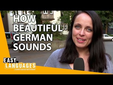 How beautiful German sounds compared to other languages