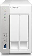 QNAP TS-231 - Serveur de Stockage en Réseau NAS pour 2 Disques Durs échangeables à Chaud, Cloud Privé, ARM Dual Core 1.2GHz, 512Mo, 2 Ports Gbe LAN, eSATA, 3 Ports USB 3.0, Châssis Vide