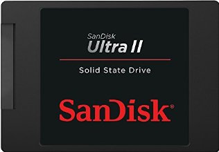 Disque SSD Sata III SanDisk Ultra II 480 Go, 2,5 pouces avec une vitesse de lecture allant jusqu'à 550 Mo/s (SDSSDHII-480G-G25)