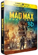 Mad max : fury road [Steelbook 3D - édition limitée] [SteelBook Ultimate Édition - Blu-ray 3D + Blu-ray + DVD + Copie digitale]