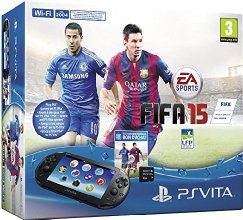 Console Playstation Vita 2016 + Fifa 15 (PS Vita) voucher + Carte Mémoire 4 Go pour PS Vita