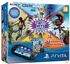 Console Playstation Vita + Hits Mega Pack + Carte Mémoire 8 Go pour PS Vita