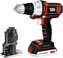 Black & Decker BDCDMT120JS 20-Volt MAX Lithium-Ion Matrix Drill and Jig Saw Combo Kit