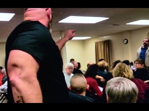 Christian Bigot Bullies Muslim At Virginia Town Hall