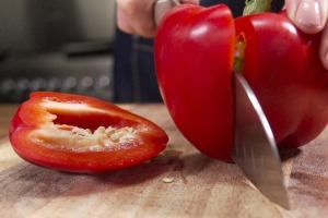 A red capsicum