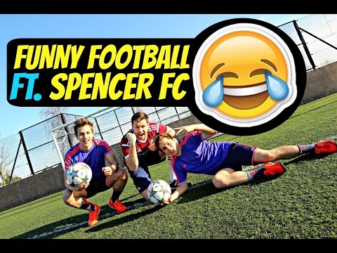 SkillTwins FUNNY FOOTBALL Challenges ft. Spencer FC ★